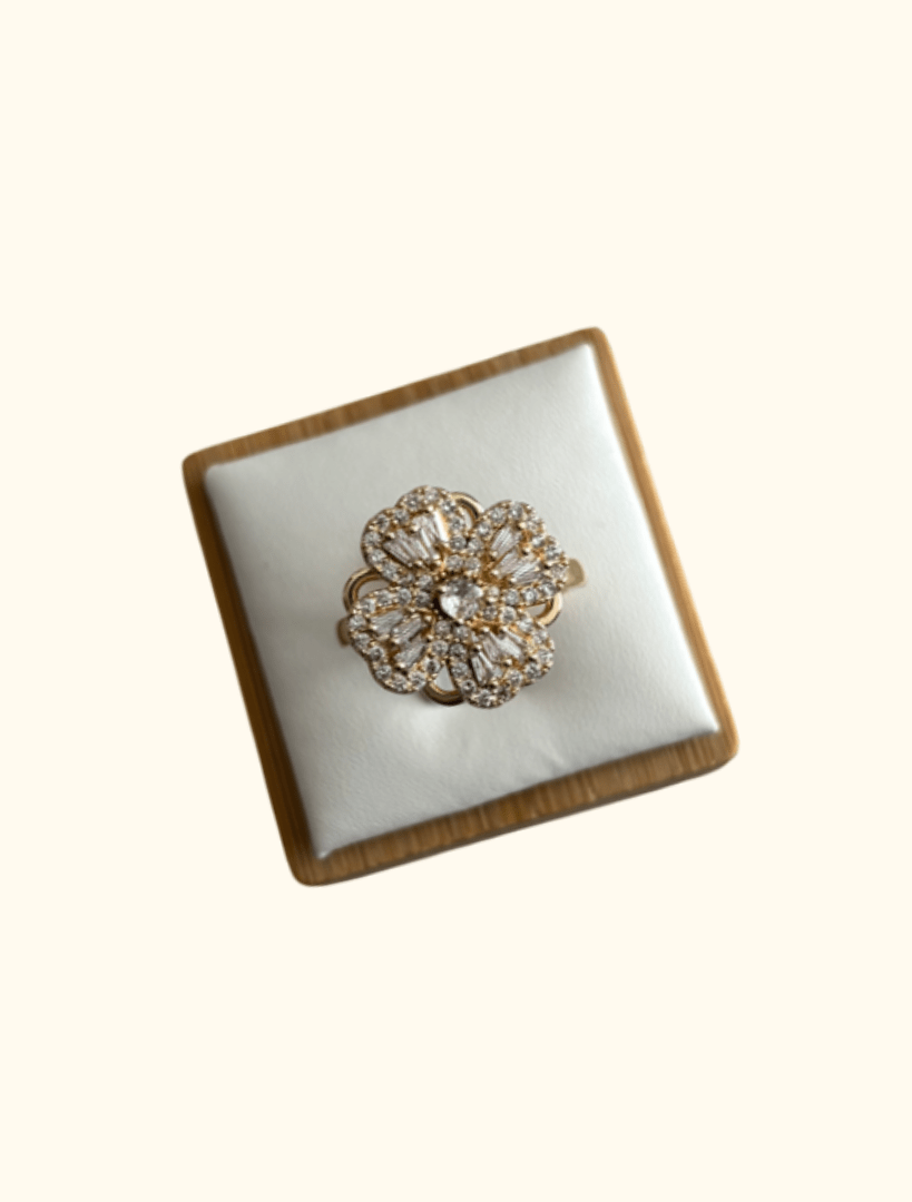 BAGUE FLEUR ANTI STRESS - ZELAYA PARIS
