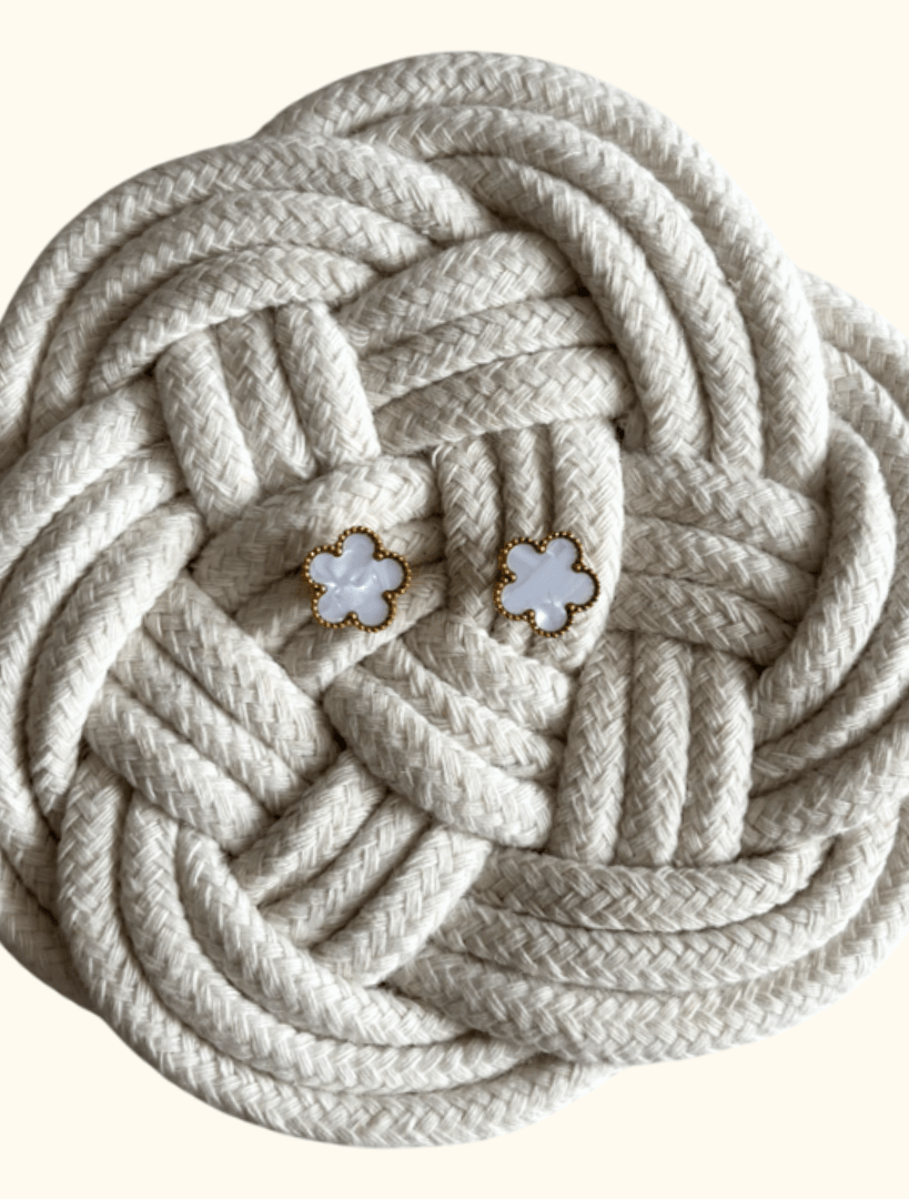 FLORA - Boucles d'oreilles en acier inoxydable