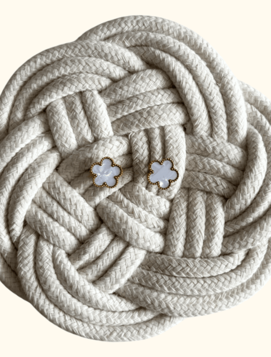 FLORA - Boucles d'oreilles en acier inoxydable