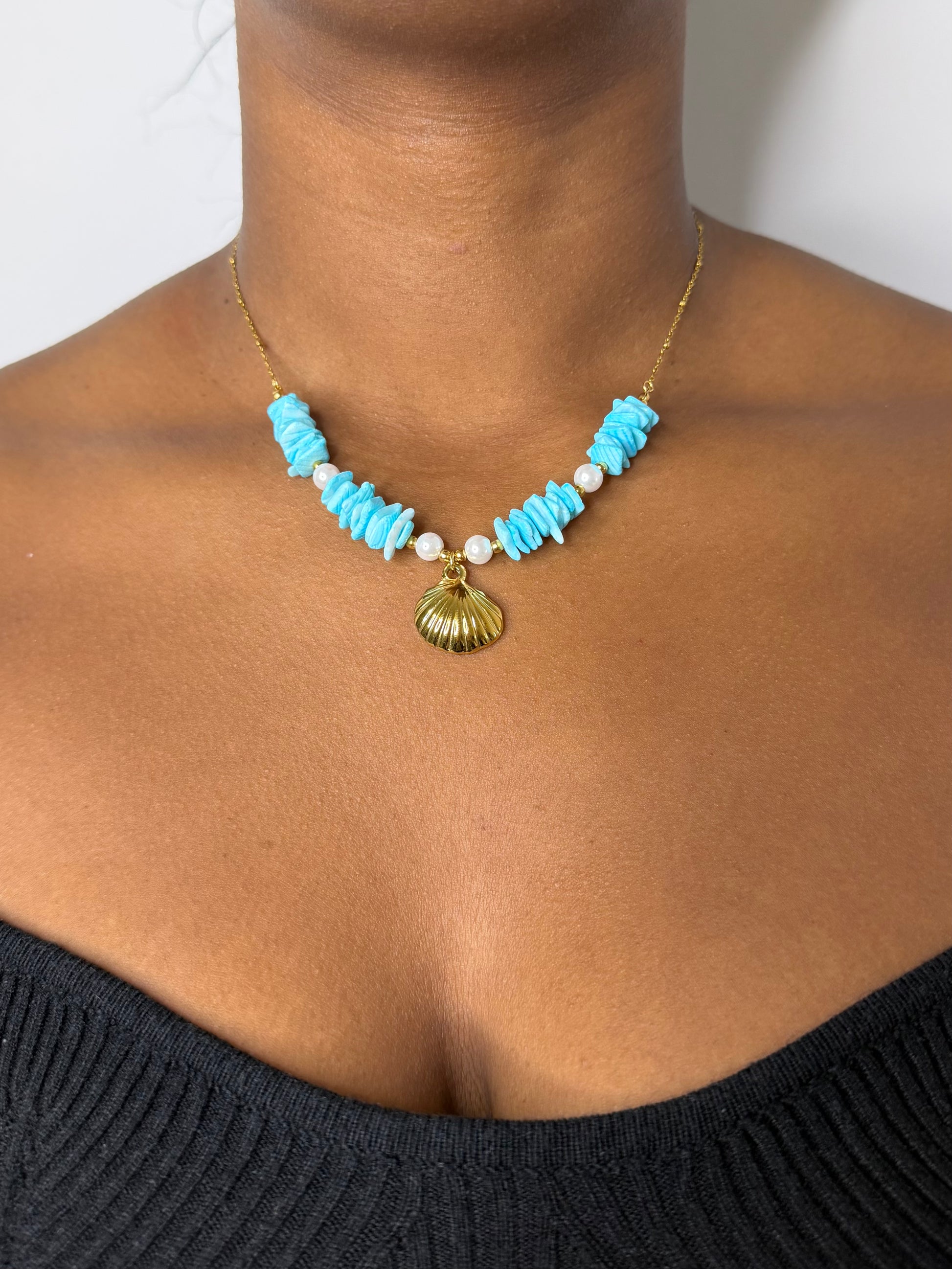 AZURA - Collier à breloque en acier inoxydable