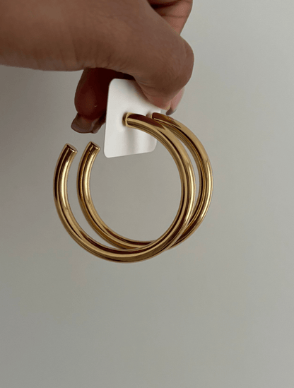 BOUCLES CRÉOLE À TAILLE - ZELAYA PARIS