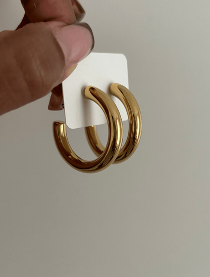 BOUCLES CRÉOLE À TAILLE - ZELAYA PARIS