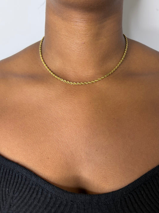 TORSADE - Collier en acier inoxydable